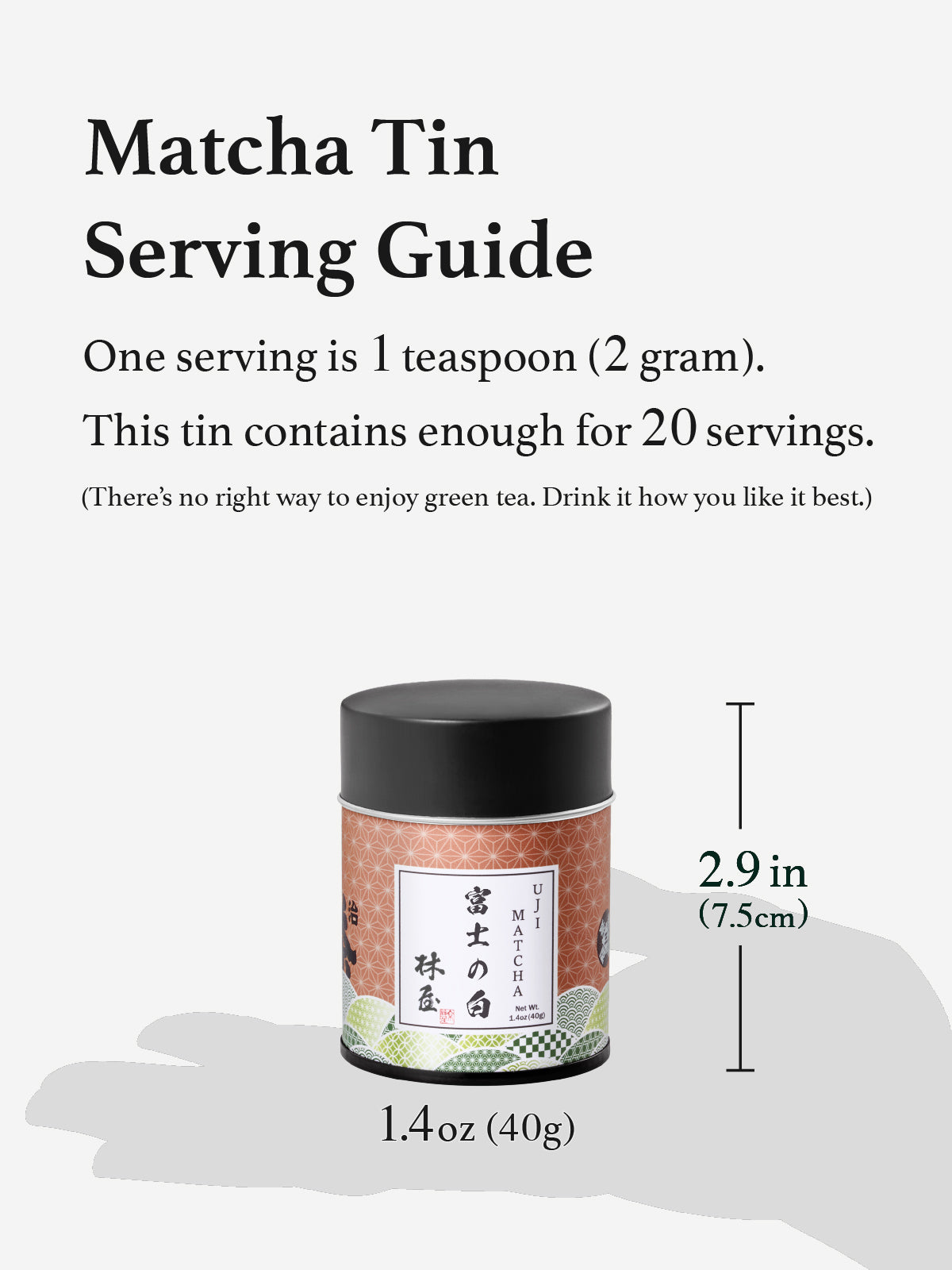 Uji Matcha Powder Fuji (30g) | Ceremonial Grade, Clear Taste