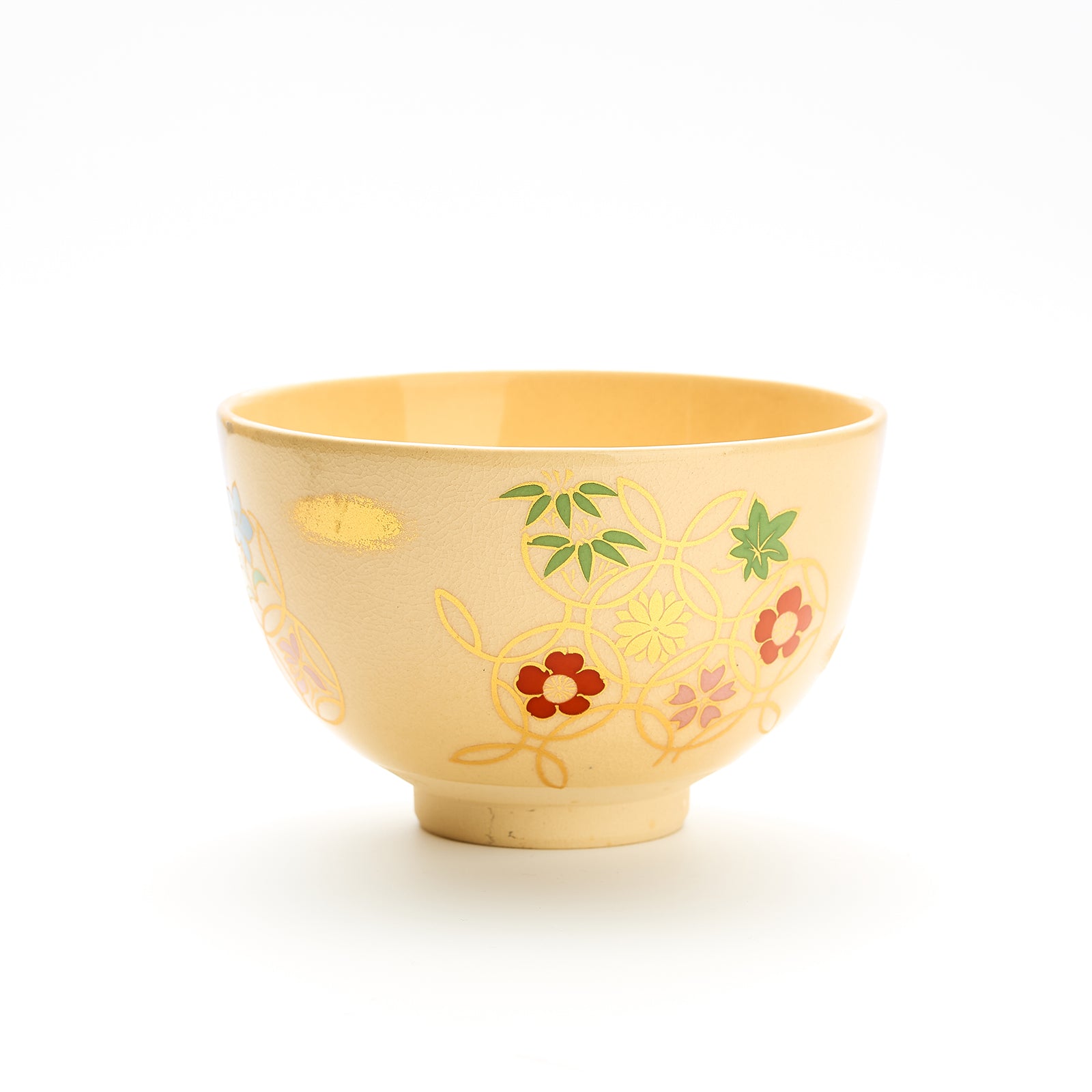 Japanese Matcha Bowl Kiseto (黄瀬戸) | Traditional Mino Ware, Warm
