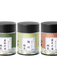 Uji Matcha Tasting Set | Wakamatsu + Shoshin + Fuji (30g each)