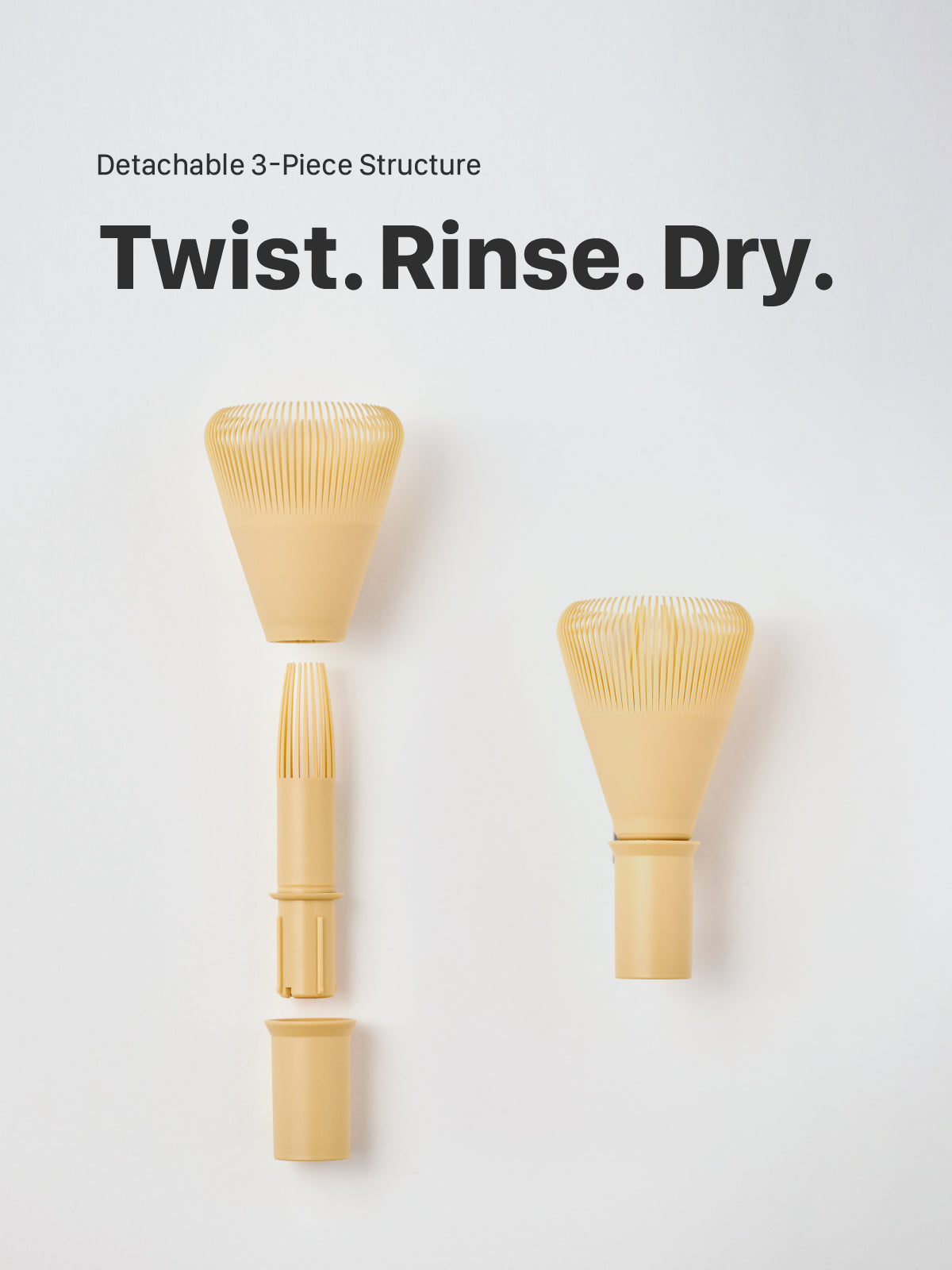 Resin Matcha Whisk | 100-Prong, BPA-Free, Made in Japan